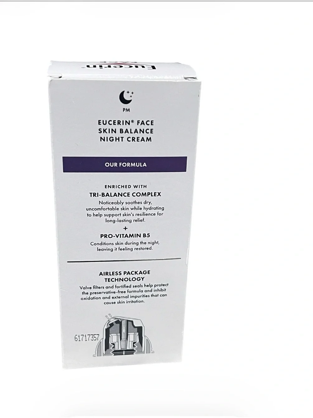 Eucerin Face Skin Balance Night Cream - Purple